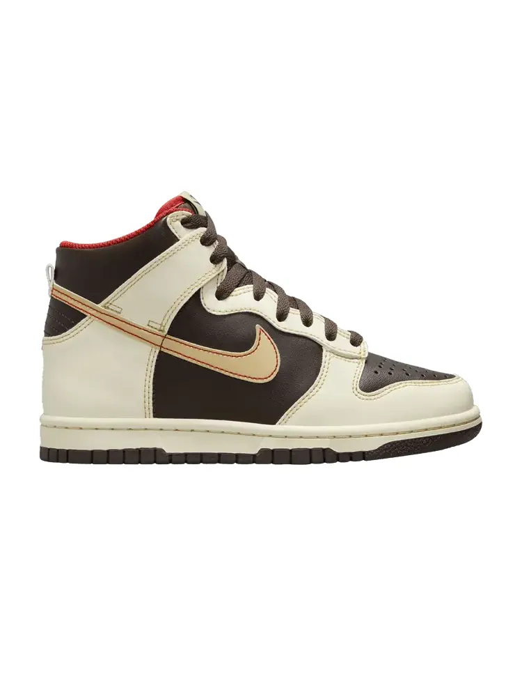 Кроссовки Nike Dunk High GS Baroque Brown — изображение 1 из 1, коричневый