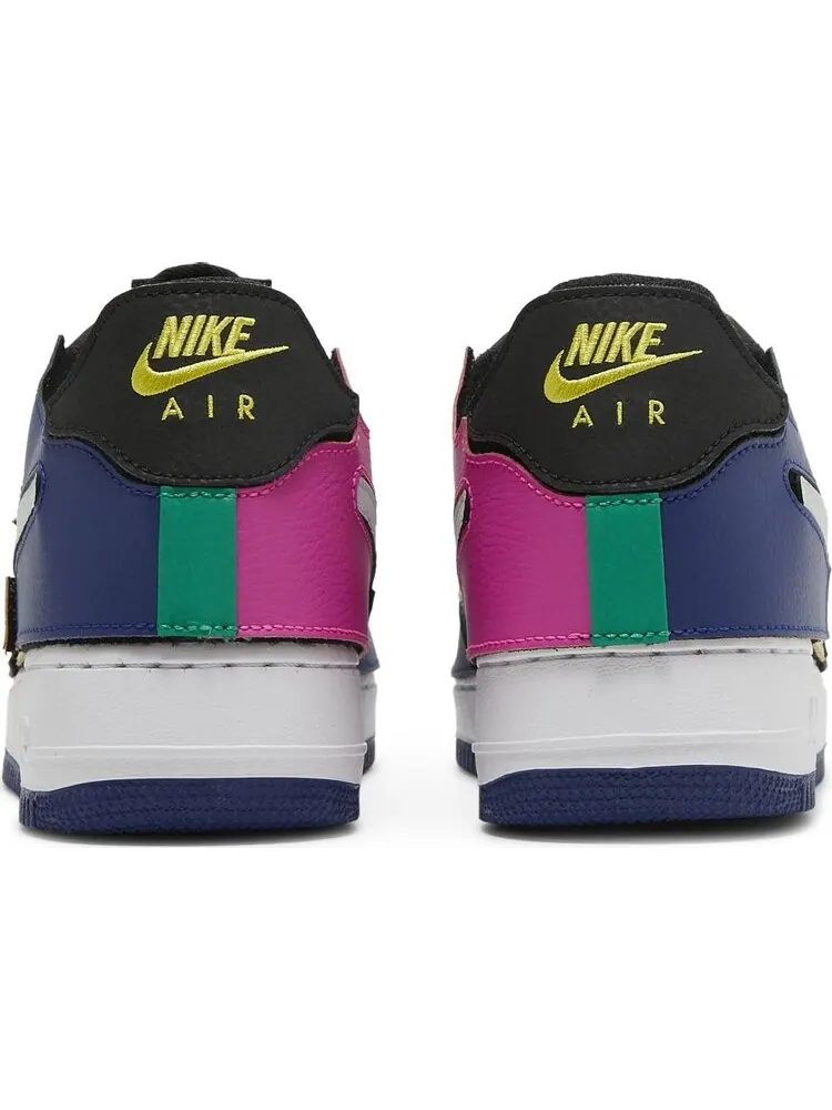Кроссовки Nike Air Force 1/1 'Black Multi-Color' — изображение 6 из 9, мульти
