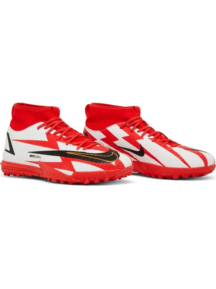 Кроссовки Nike Mercurial Superfly 8 Academy CR7 TF GS 'Chile Red' — изображение 8 из 8, красный