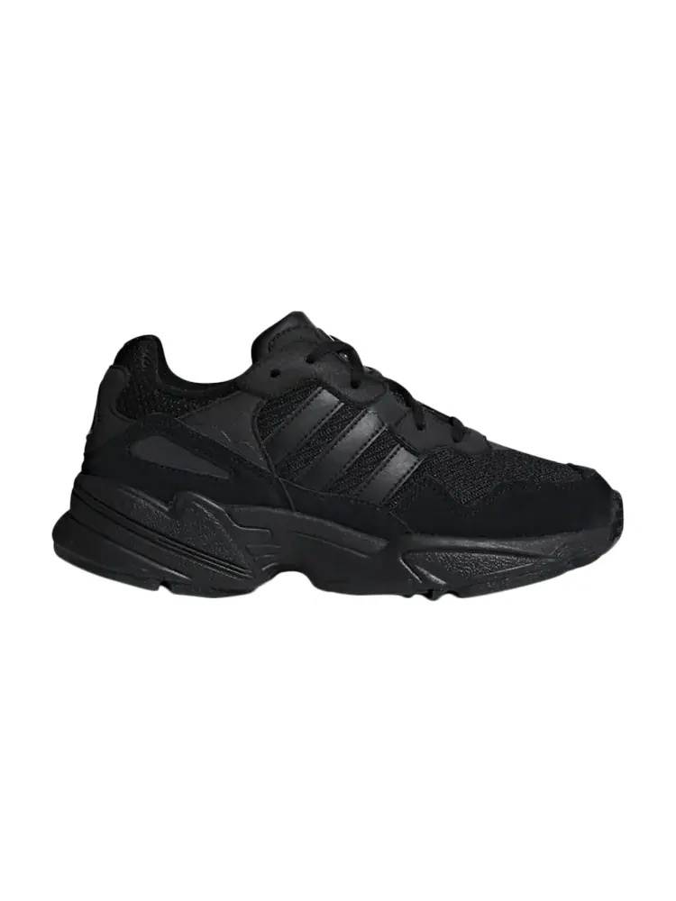 Кроссовки Adidas Yung-96 J 'Triple Black' — изображение 1 из 1, черный