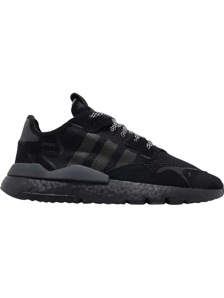 Кроссовки Adidas Nite Jogger J 'Carbon' — изображение 1 из 1, черный