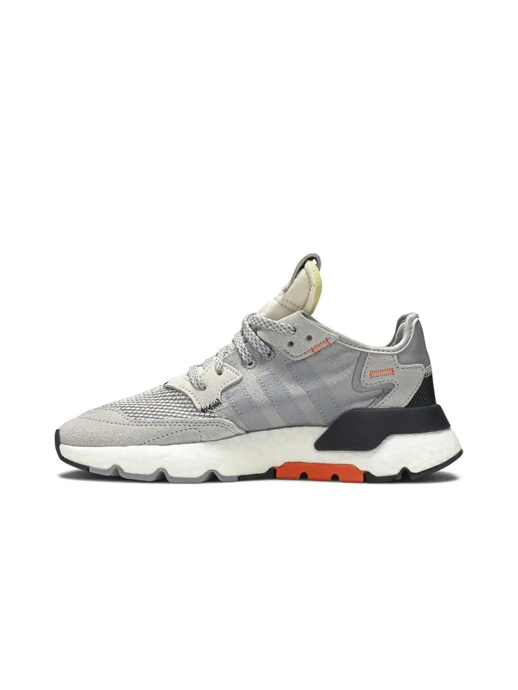 Кроссовки Adidas Nite Jogger J 'Grey Orange' — изображение 3 из 4, серый