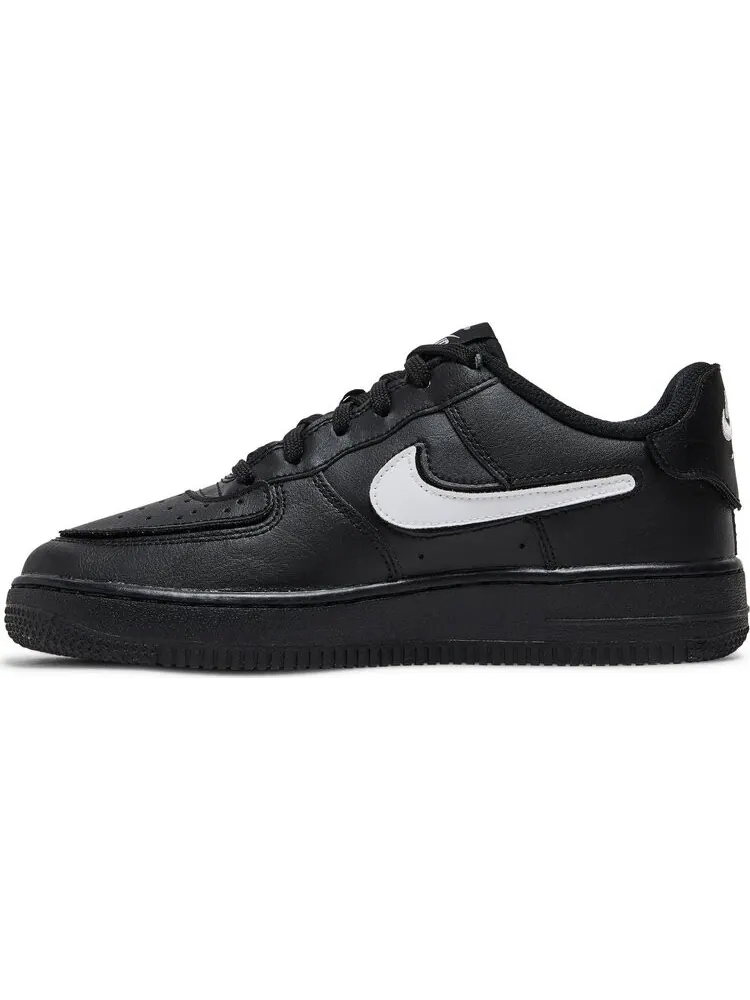 Кроссовки Nike Air Force 1/1 GS 'Black' — изображение 3 из 8, черный