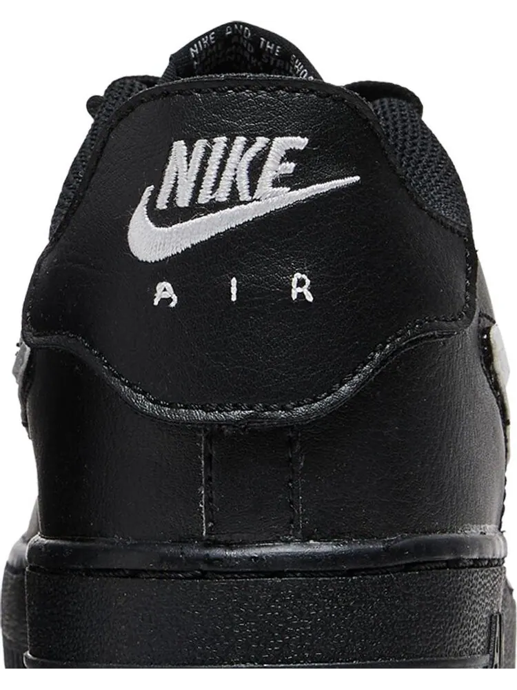 Кроссовки Nike Air Force 1/1 GS 'Black' — изображение 7 из 8, черный