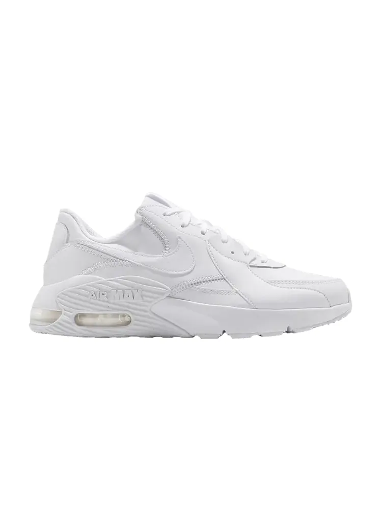 Кроссовки Nike Air Max Excee Leather 'Triple White' — изображение 1 из 1, белый/белый/белый