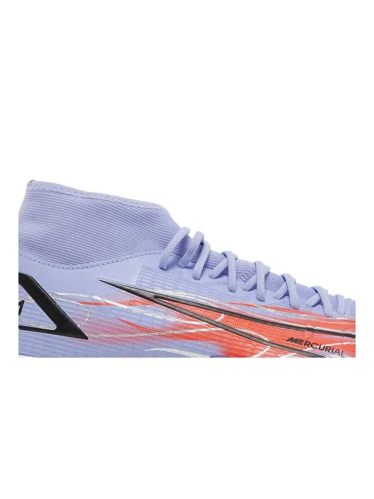 Кроссовки Nike Kylian Mbappé x Mercurial Superfly 8 Academy IC — изображение 2 из 4, фиолетовый