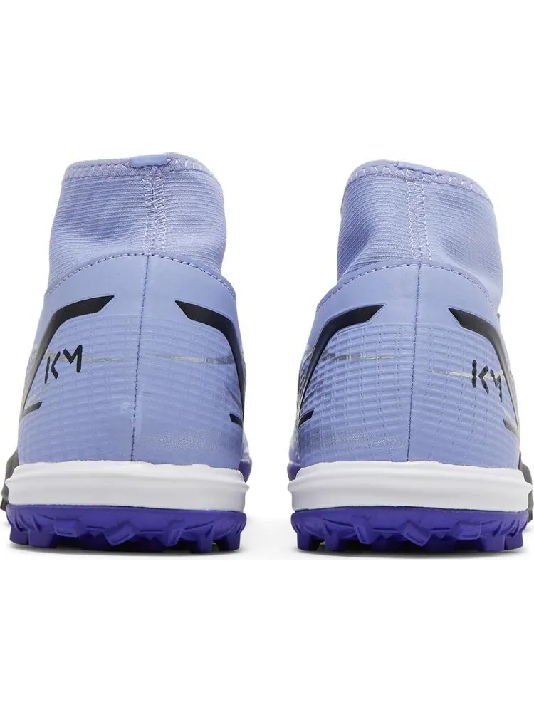 Кроссовки Nike Kylian Mbappé x Mercurial Superfly 8 Academy TF 'Flames' — изображение 6 из 8, фиолетовый