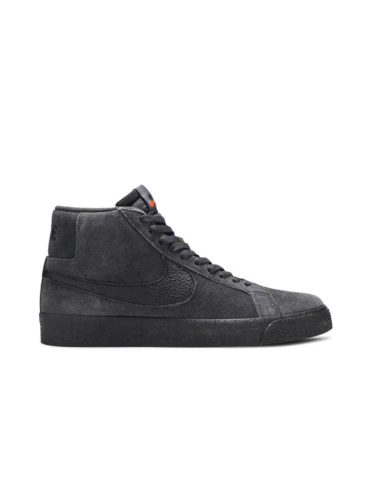 Кроссовки Nike Zoom Blazer Mid ISO SB 'Orange Label - Dark Smoke Grey' — изображение 2 из 9