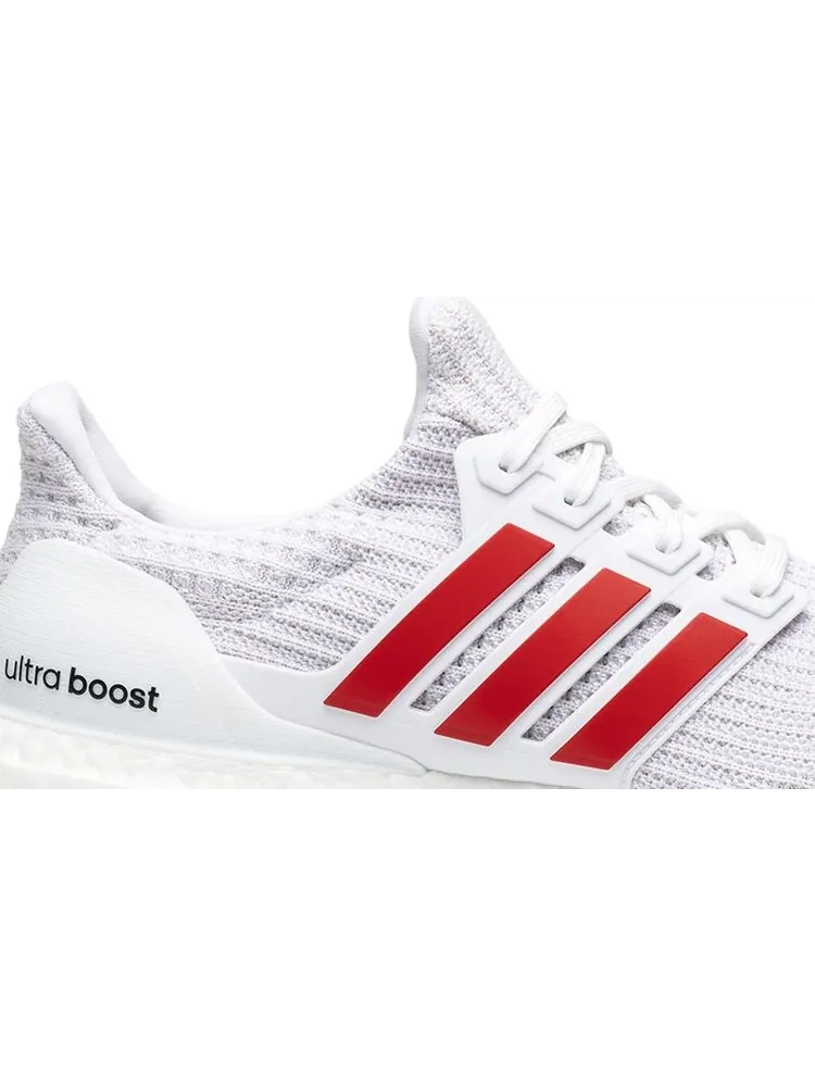 Кроссовки Adidas UltraBoost 4.0 'Red Stripes' — изображение 2 из 8, красный