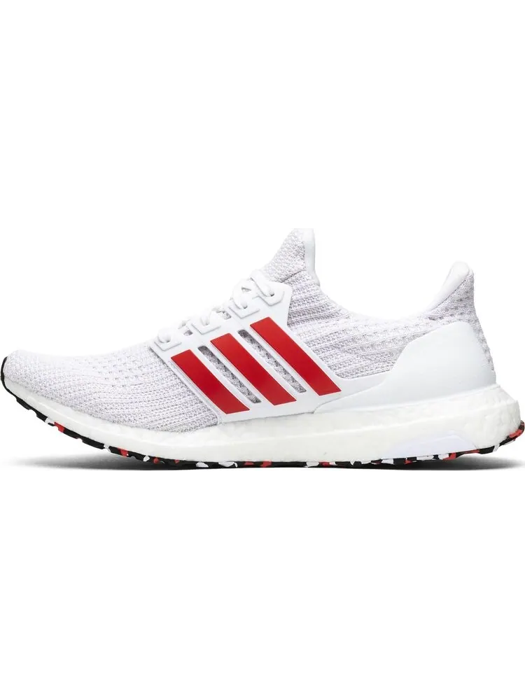 Кроссовки Adidas UltraBoost 4.0 'Red Stripes' — изображение 3 из 8, красный