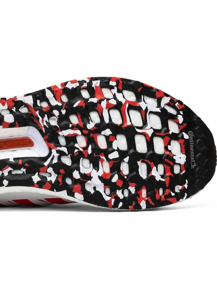 Кроссовки Adidas UltraBoost 4.0 'Red Stripes' — изображение 5 из 8, красный
