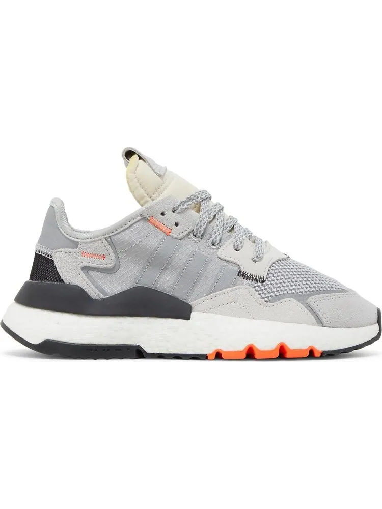 Кроссовки Adidas Nite Jogger 'Grey Orange' — изображение 1 из 8, серый