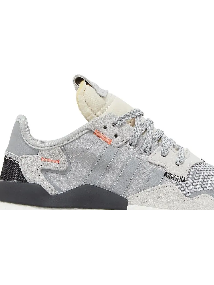 Кроссовки Adidas Nite Jogger 'Grey Orange' — изображение 2 из 8, серый