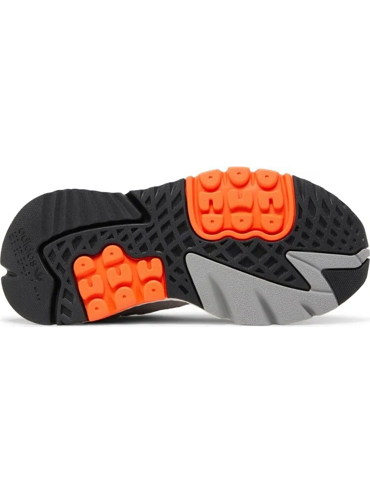 Кроссовки Adidas Nite Jogger 'Grey Orange' — изображение 4 из 8, серый