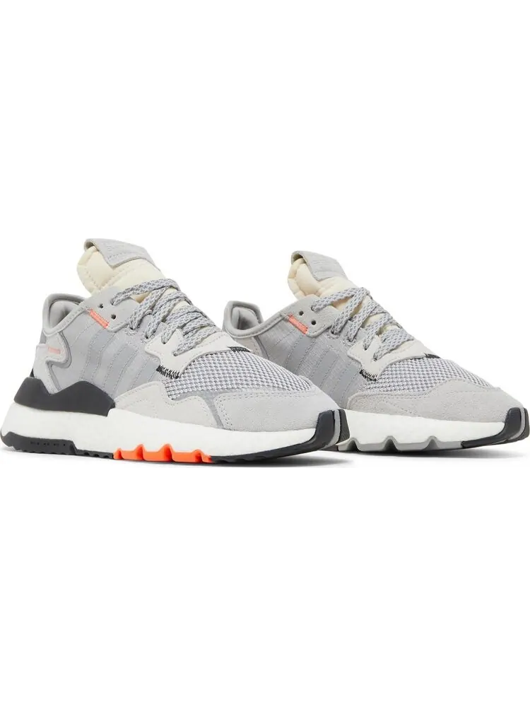 Кроссовки Adidas Nite Jogger 'Grey Orange' — изображение 8 из 8, серый