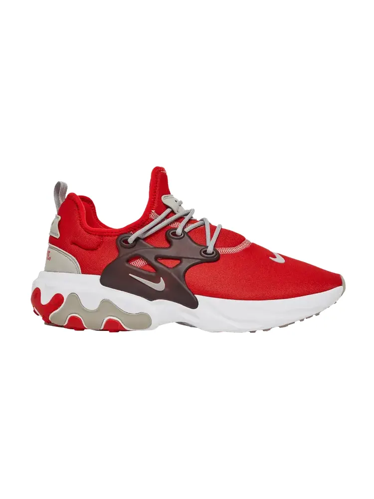 Кроссовки Nike React Presto 'Ohio State' — изображение 1 из 9, красный/белый/серый