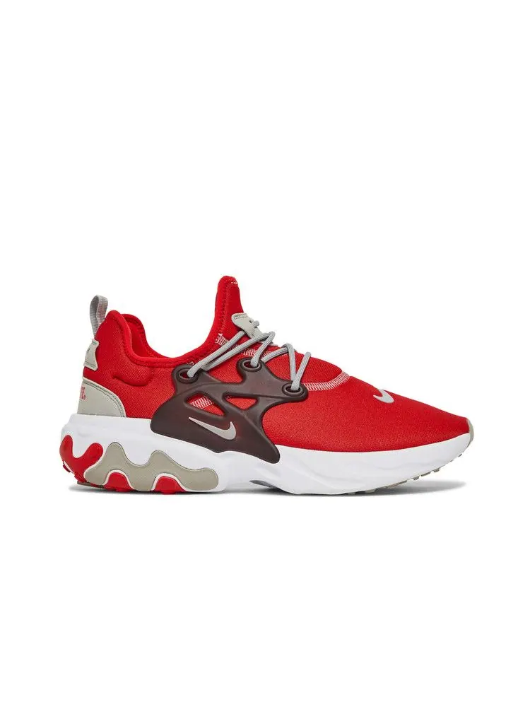 Кроссовки Nike React Presto 'Ohio State' — изображение 2 из 9, красный/белый/серый
