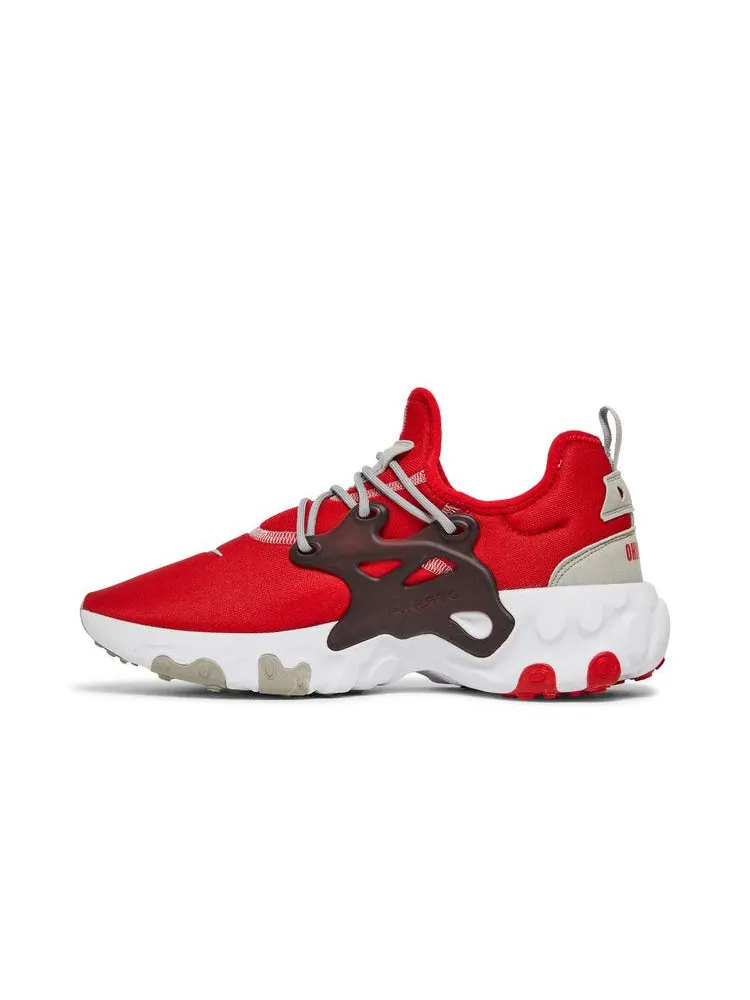 Кроссовки Nike React Presto 'Ohio State' — изображение 4 из 9, красный/белый/серый