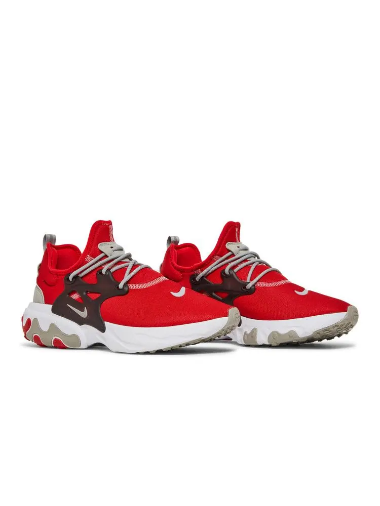 Кроссовки Nike React Presto 'Ohio State' — изображение 9 из 9, красный/белый/серый