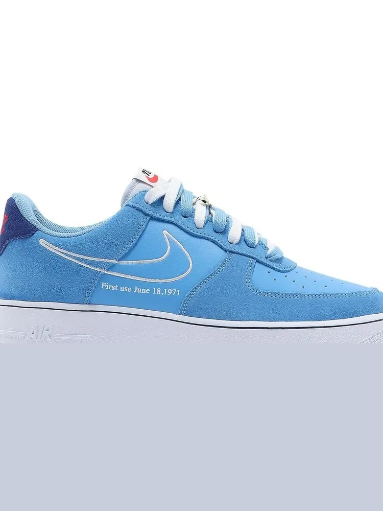 Кроссовки Nike Air Force 1 '07 LV8 'First Use - University Blue' — изображение 2 из 8, синий