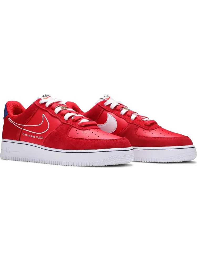 Кроссовки Nike Air Force 1 '07 LV8 'First Use - University Red' — изображение 8 из 8, красный