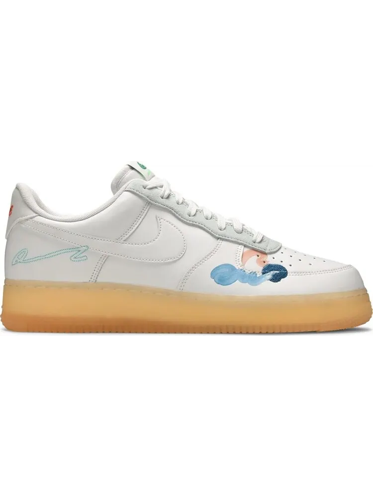Кроссовки Nike Mayumi Yamase x Air Force 1 Flyleather 'Earth Day' — изображение 1 из 8, белый