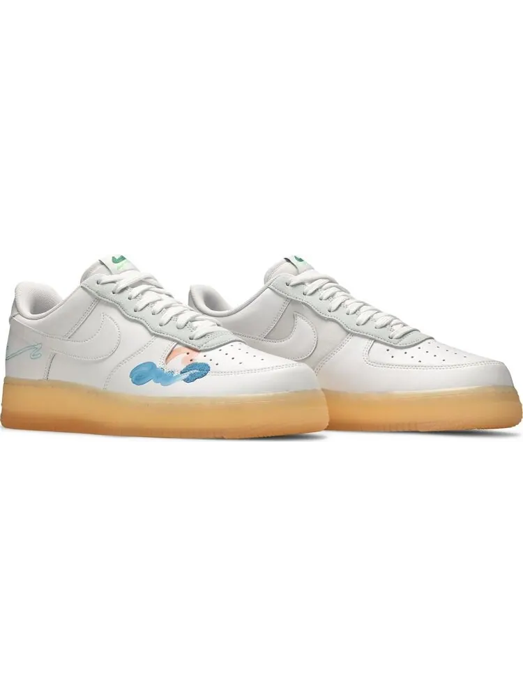 Кроссовки Nike Mayumi Yamase x Air Force 1 Flyleather 'Earth Day' — изображение 8 из 8, белый