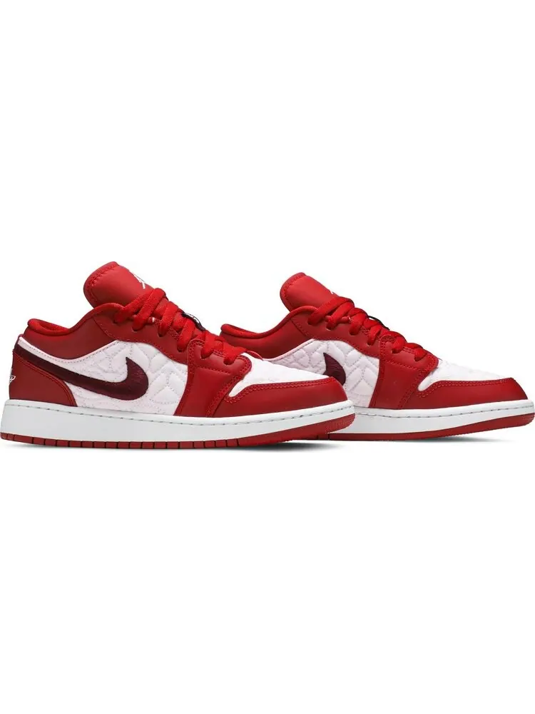Кроссовки Air Jordan 1 Low GS Pink Quilt — изображение 8 из 8, розовый