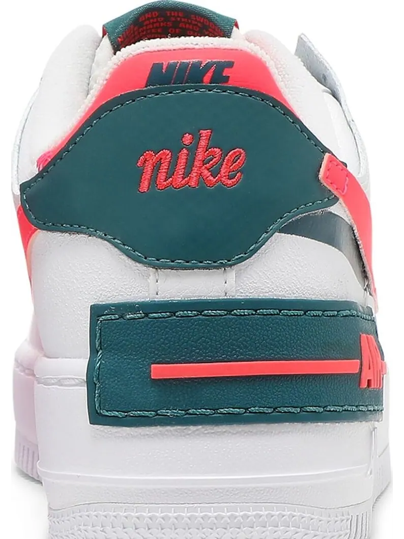Кроссовки Nike Wmns Air Force 1 Shadow 'White Solar Red' — изображение 7 из 8, белый