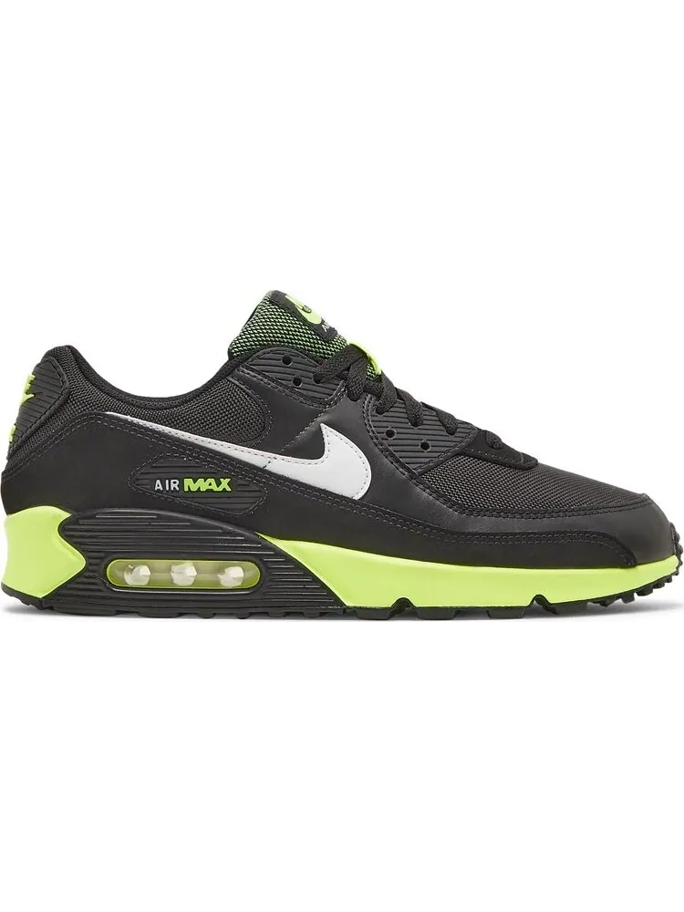 Кроссовки Nike Air Max 90 'Black Hot Lime' — изображение 1 из 8, черный