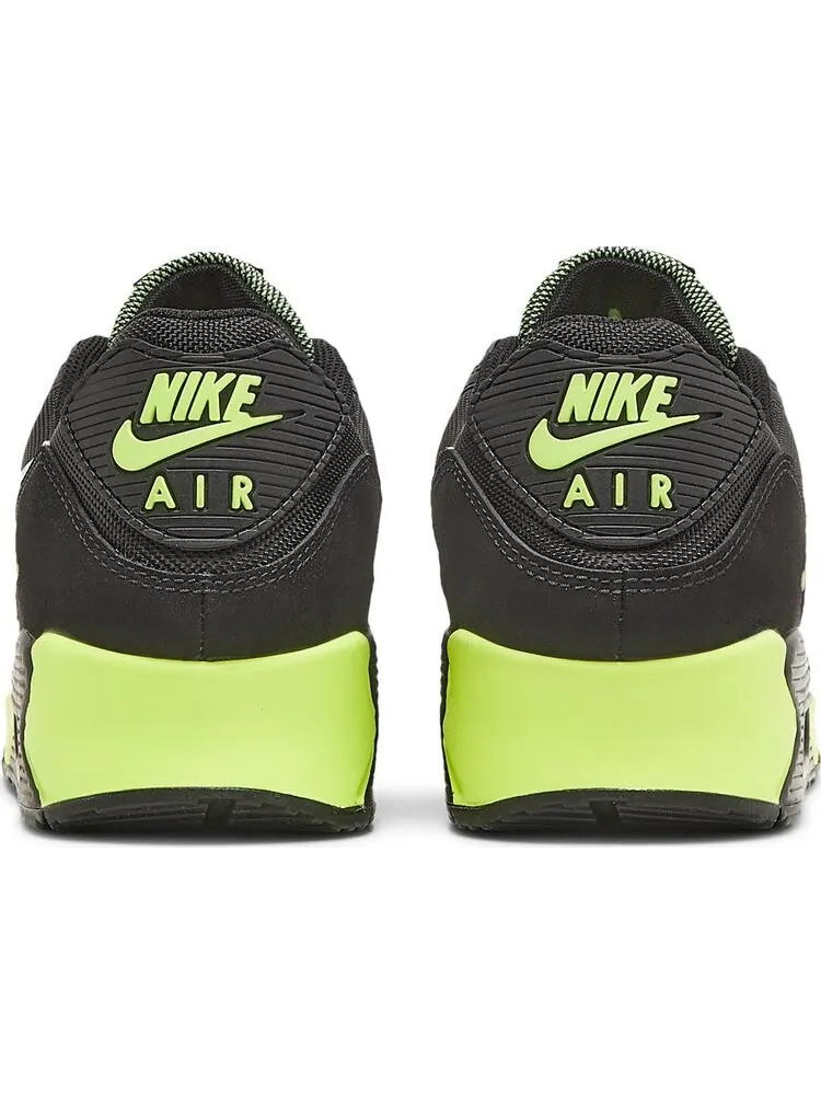 Кроссовки Nike Air Max 90 'Black Hot Lime' — изображение 6 из 8, черный