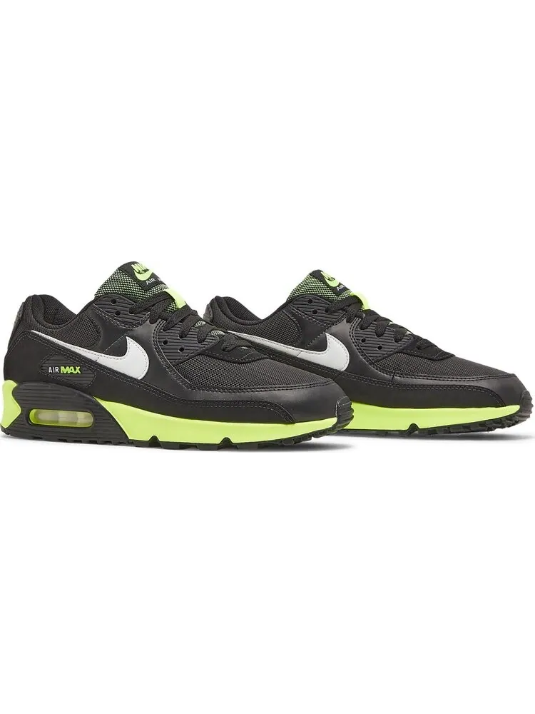 Кроссовки Nike Air Max 90 'Black Hot Lime' — изображение 8 из 8, черный