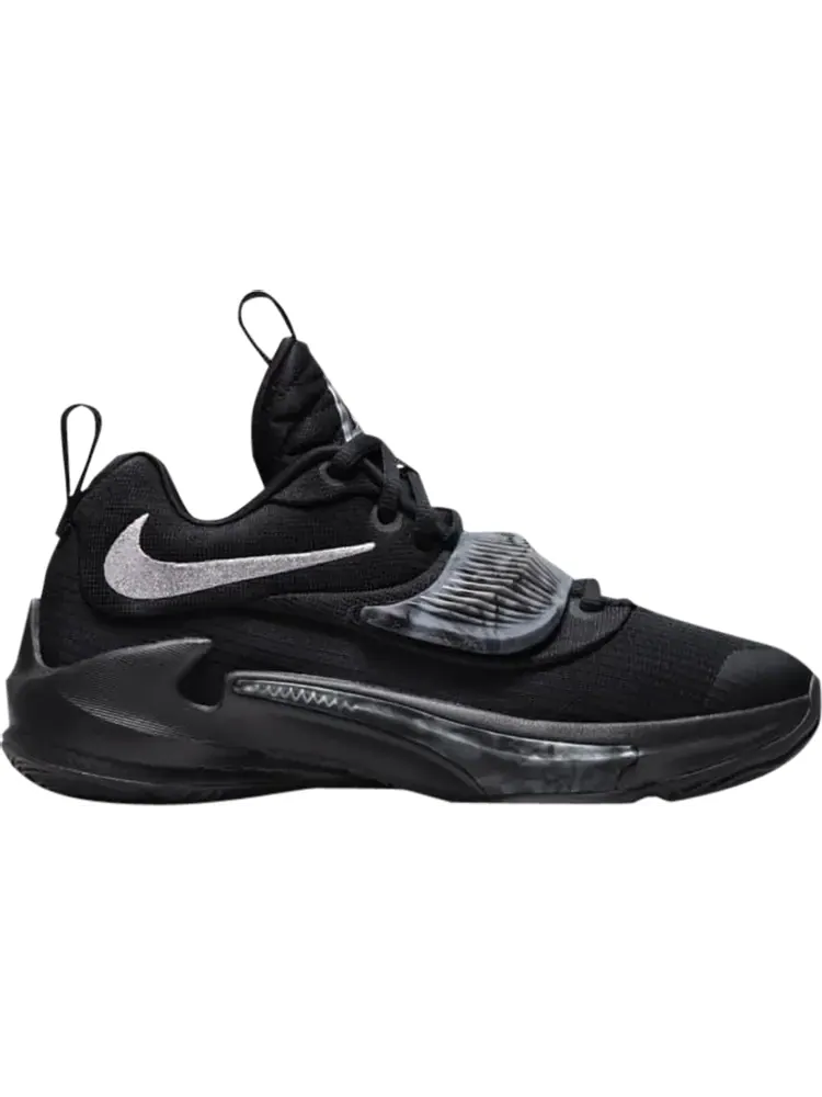 Кроссовки Nike Zoom Freak 3 GS 'Black Metallic Silver' — изображение 1 из 1, черный
