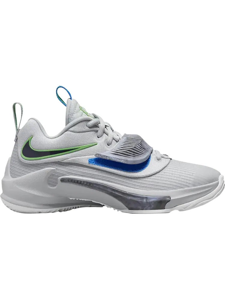 Кроссовки Nike Zoom Freak 3 GS 'Grey Fog Light Green Spark' — изображение 1 из 1, серый