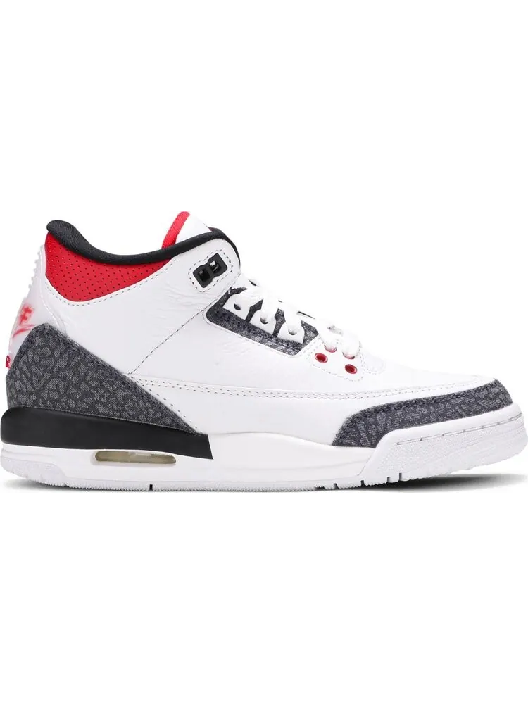 Кроссовки Air Jordan 3 SE-T GS Fire Red Japan Exclusive — изображение 1 из 8, белый