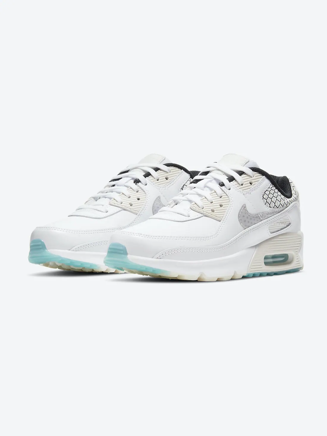 Кроссовки Nike Air Max 90 SE 2 GS 'White Glacier Ice' — изображение 2 из 7