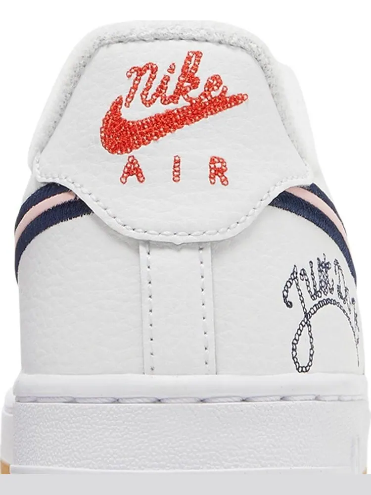 Кроссовки Nike Air Force 1 LV8 GS 'Pink Glaze' — изображение 7 из 8, белый