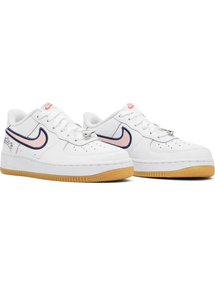 Кроссовки Nike Air Force 1 LV8 GS 'Pink Glaze' — изображение 8 из 8, белый