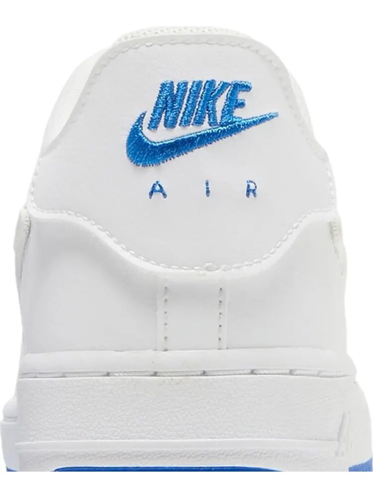 Кроссовки Nike Air Force 1/1 GS 'White Royal Blue' — изображение 7 из 8, белый