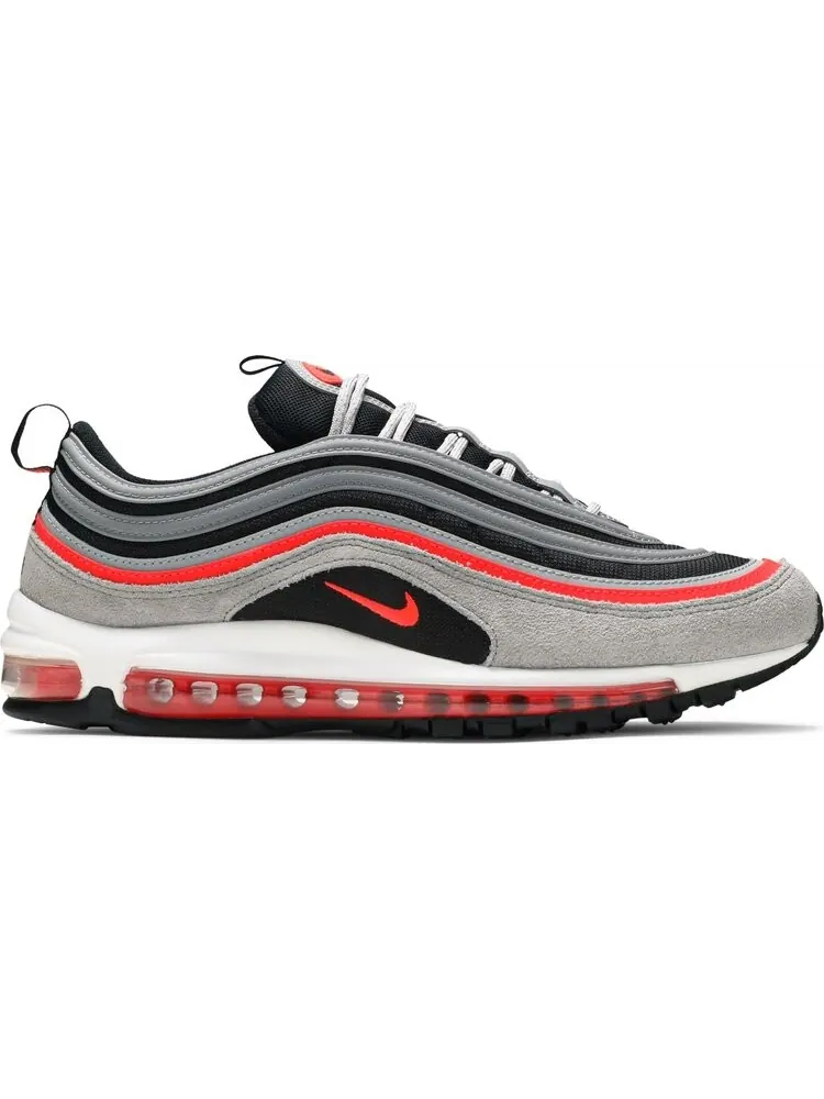 Кроссовки Nike Air Max 97 'Wolf Grey Radiant Red' — изображение 1 из 8, серый