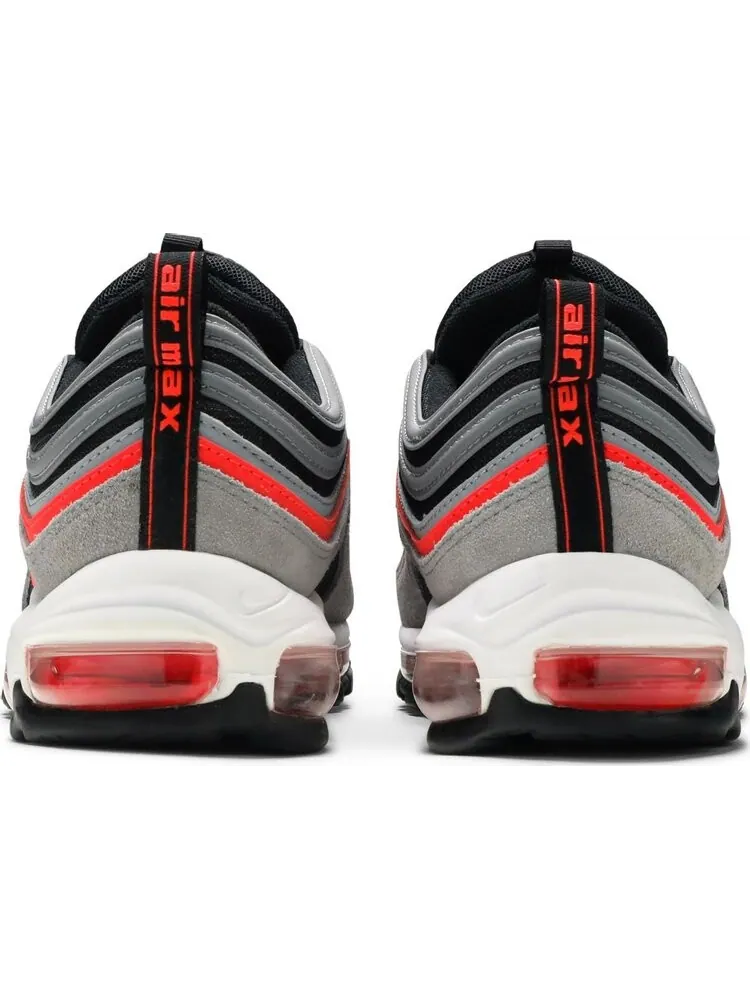 Кроссовки Nike Air Max 97 'Wolf Grey Radiant Red' — изображение 6 из 8, серый