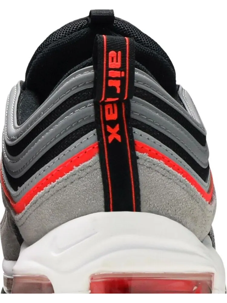 Кроссовки Nike Air Max 97 'Wolf Grey Radiant Red' — изображение 7 из 8, серый