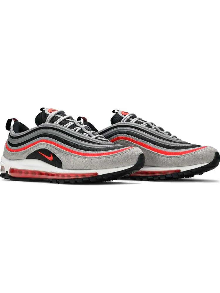 Кроссовки Nike Air Max 97 'Wolf Grey Radiant Red' — изображение 8 из 8, серый