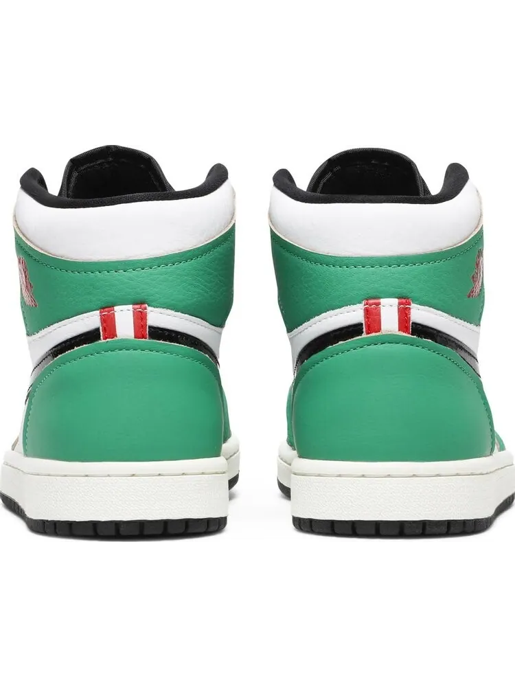 Кроссовки Wmns Air Jordan 1 Retro High OG Lucky Green — изображение 6 из 8, зеленый