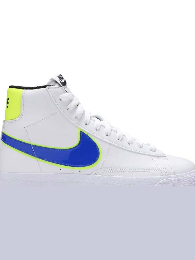 Кроссовки Nike Blazer Mid GS 'Racer Blue Volt' — изображение 2 из 8, белый