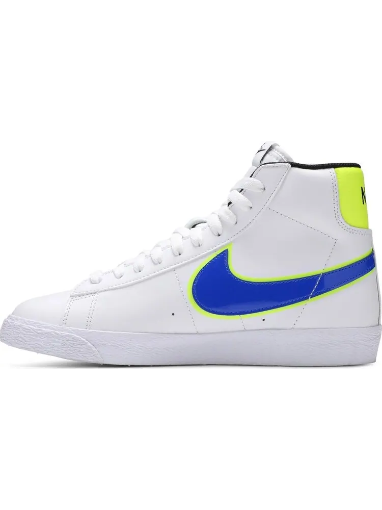 Кроссовки Nike Blazer Mid GS 'Racer Blue Volt' — изображение 3 из 8, белый