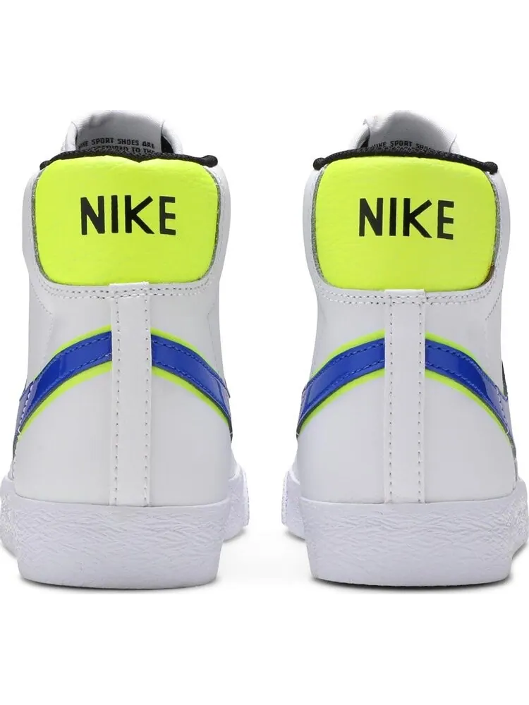 Кроссовки Nike Blazer Mid GS 'Racer Blue Volt' — изображение 6 из 8, белый