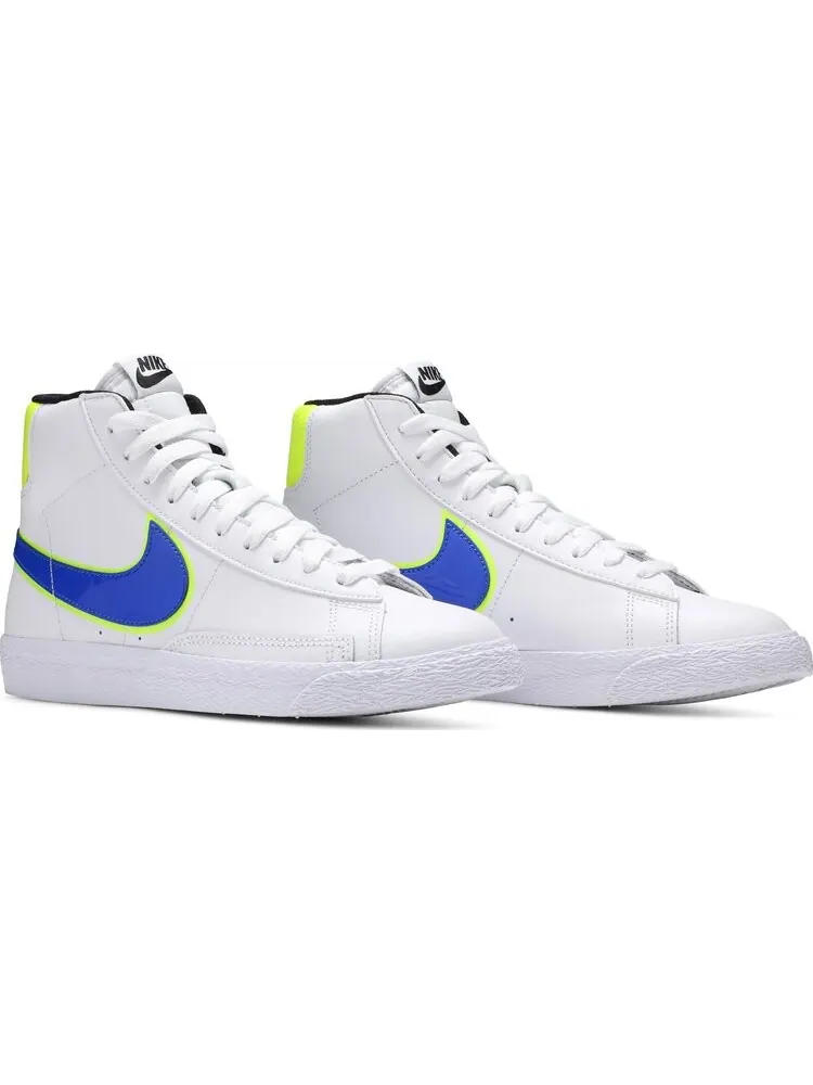 Кроссовки Nike Blazer Mid GS 'Racer Blue Volt' — изображение 8 из 8, белый