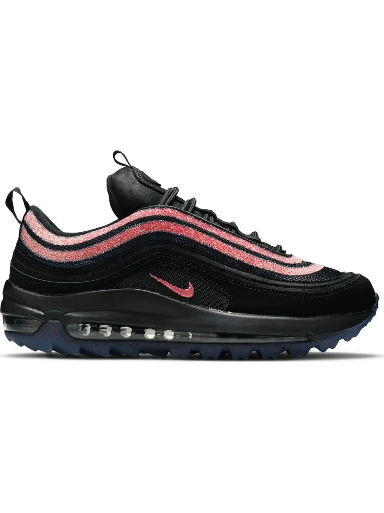 Кроссовки Nike Swarovski x Air Max 97 Golf NRG 'Black Oracle Pink' — изображение 1 из 8, черный