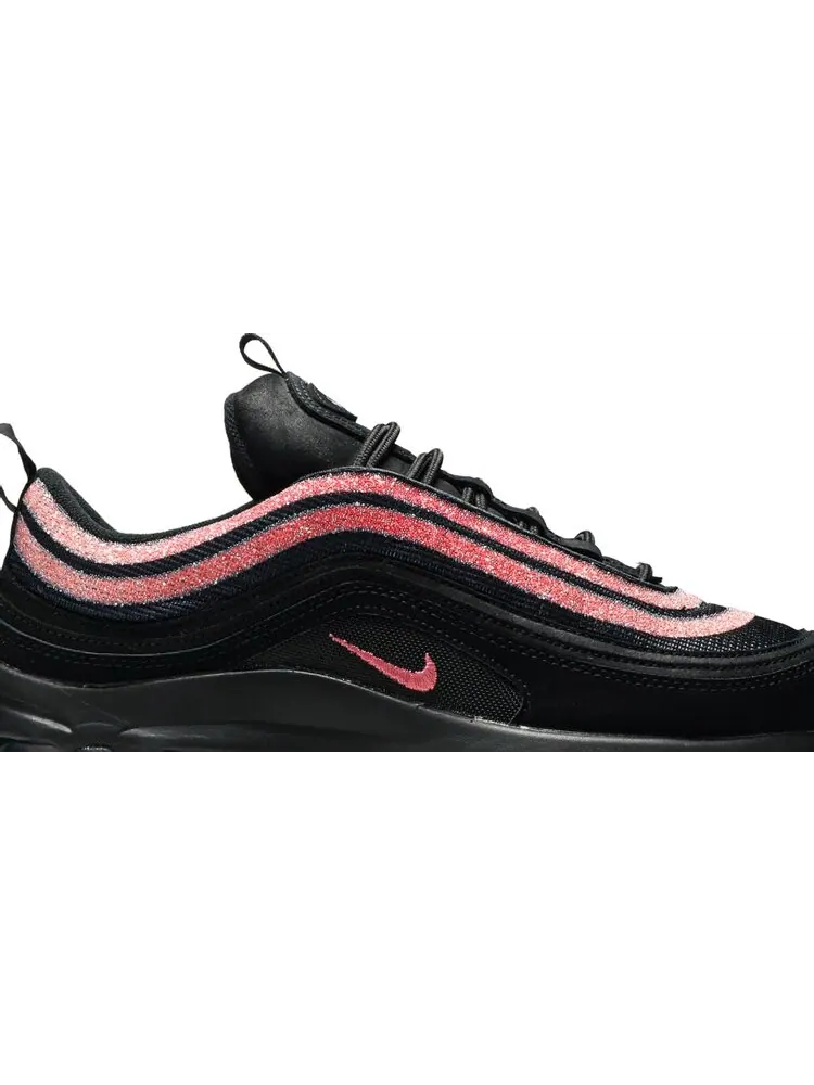 Кроссовки Nike Swarovski x Air Max 97 Golf NRG 'Black Oracle Pink' — изображение 2 из 8, черный